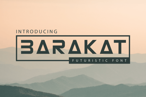 Barakat: A Future-Forward Font for Digital Design