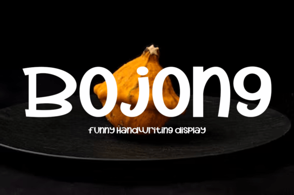 Bojong: A Display Font with Personality and Purpose