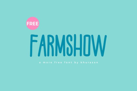 Farmshow: A Display Font for Editorial Elegance