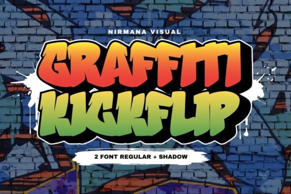 Graffiti Kickflip: A Bold Font for Digital Impact