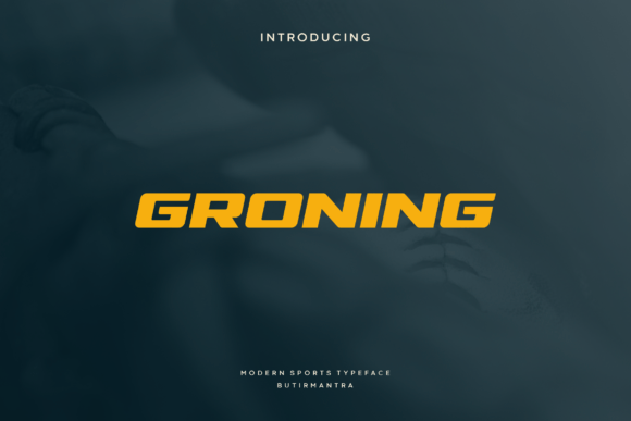 Groning: A Display Font for Editorial Expression