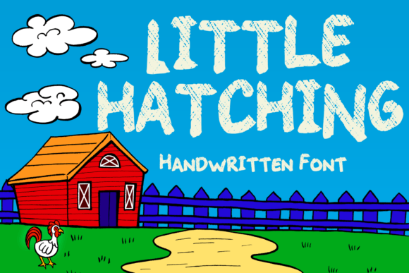 Little Hatching: A Playful Font for Editorial Design