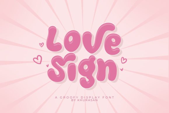 Love Sign: A Versatile Display Font for Web Design