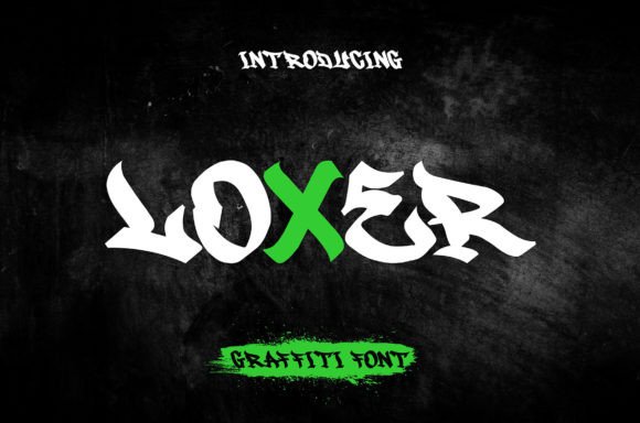 Loxer: A Graffiti-Inspired Font for Digital Design