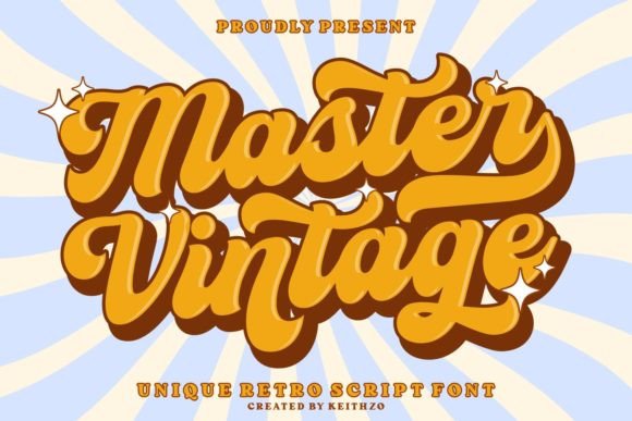 Master Vintage: A Timeless Script Font for Digital Marketers
