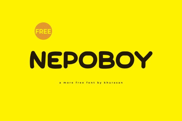 Nepoboy: A Display Font for Editorial Design and Branding