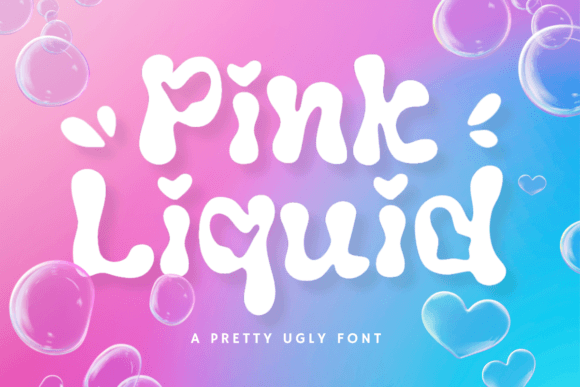 Pink Liquid: A Versatile Display Font for Creative Projects