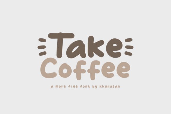 Take Coffee: A Modern Display Font for Creative Branding